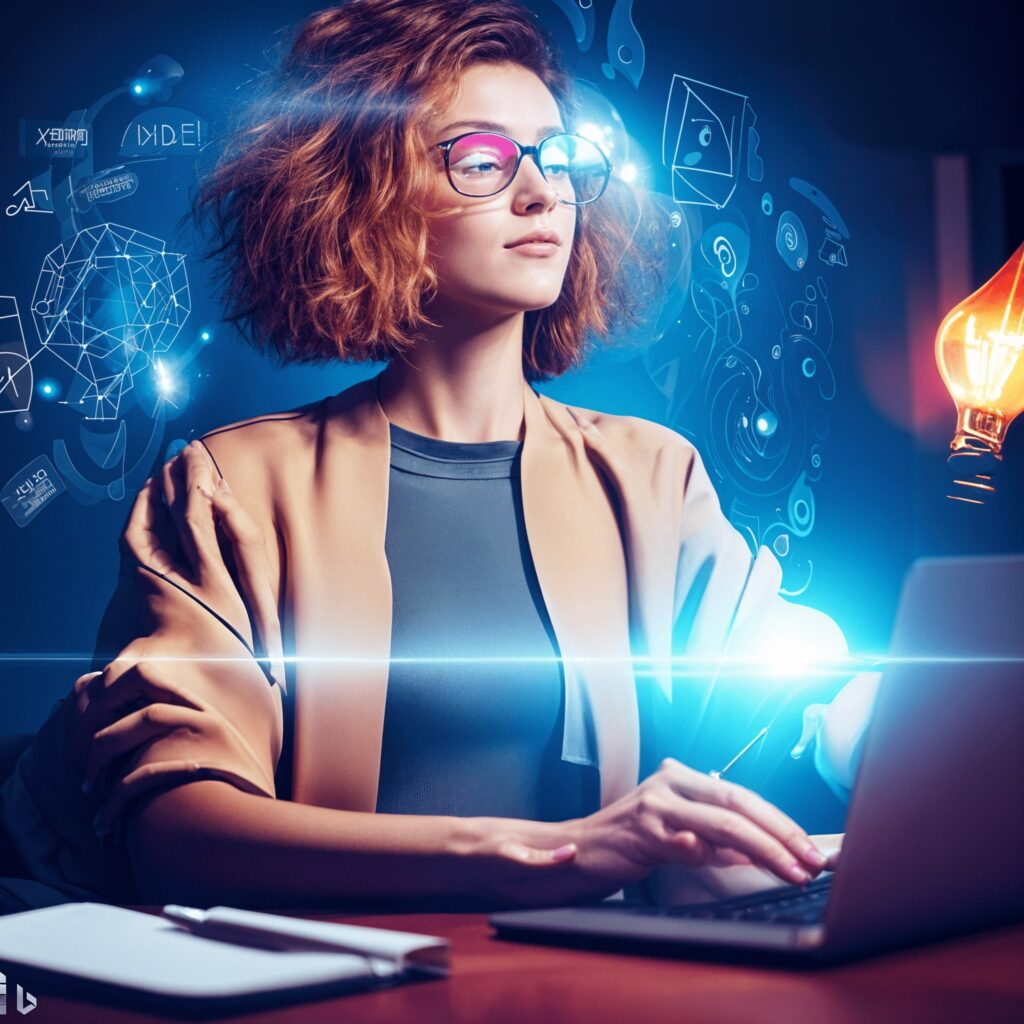 Inspired Freelancer empowering their skills